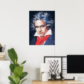 Titans of Music : Poster Beethoven (Bas poly) (Bureau à domicile)