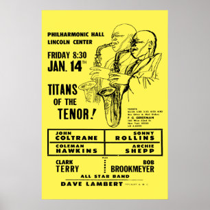 Titans of Tenor in het Lincoln Center Poster