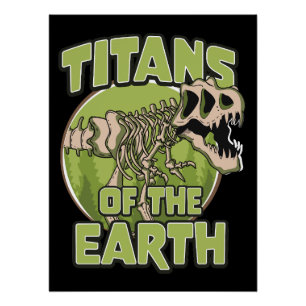 Titans of the Earth logo Perfect Poster
