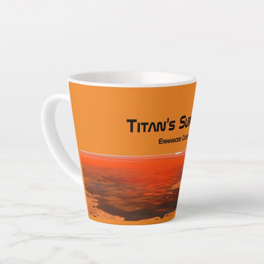 Titan's Surface Latte Mok (Linkerhoek)