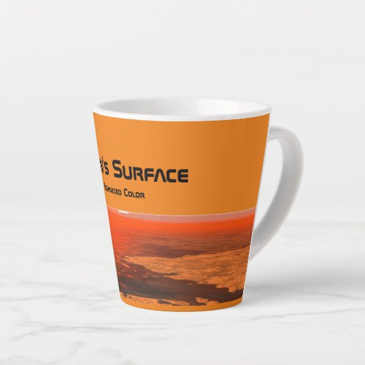 Titan's Surface Latte Mok (Rechterhoek)