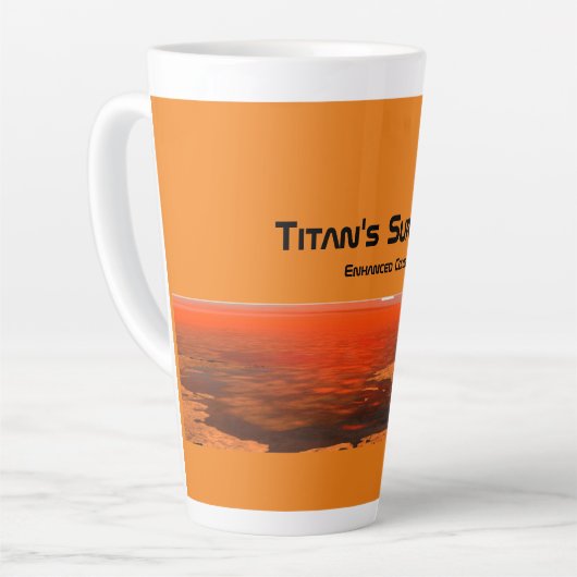 Titan's Surface Latte Mok (Linkerhoek)