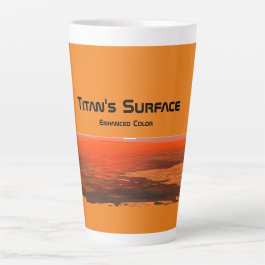 Titan's Surface Latte Mok (Voorkant)