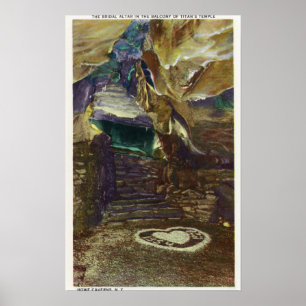 Titan's Temple Balcony Uitzicht van de Bridal Poster
