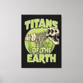 Titans van de aarde logo canvas afdruk (Voorkant)