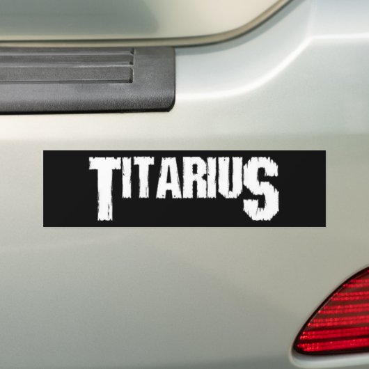 Titarius Bumpersticker (Op auto)