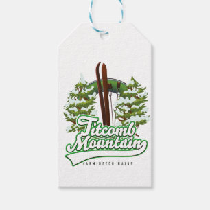 Titcomb Mountain Farmington Maine Skigebied Cadeaulabel