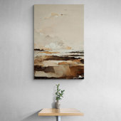Titel "Autumns Islands". Meditatief landschap Canvas Afdruk