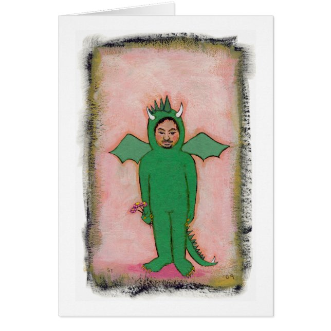 Titel:  De kerel in de Drakengaas - leuke kunst (Voorkant)