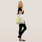 Titel: "Elegante Flat Design Bag met zachte kleure Draagtas (Op model)
