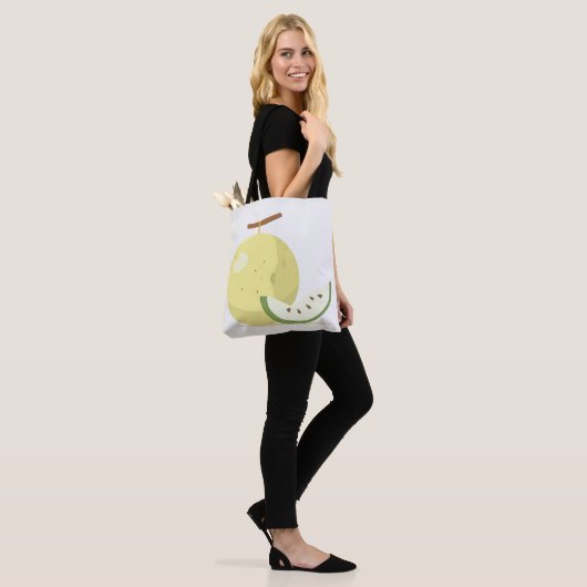 Titel: "Elegante Flat Design Bag met zachte kleure Draagtas (Op model)