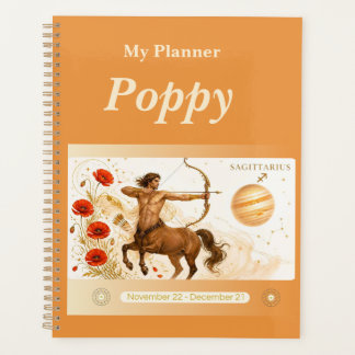 titel: Gepersonaliseerde Boogschutter Dierenriem P Planner