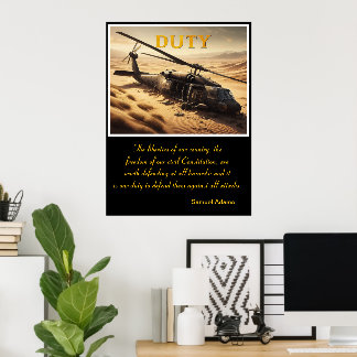 Titel: Gevallen vogels in het zand Poster