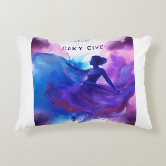 ### Titel: **Ilustração de Dançarina com Fumaça Ro Accent Kussen
