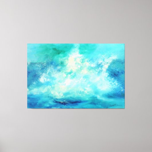 titel: "marina grande" Italiaanse auteur Canvas Afdruk (Voorkant)