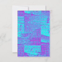 Titel:  Neon Halftone Grunge Blank Inv Kaart