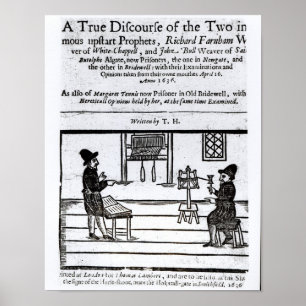 Titel Page "A True Discursus of the Two �" Poster