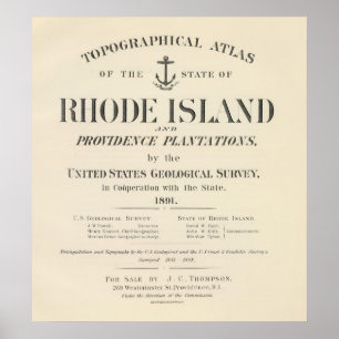 Titel Page Rhode Island atlas Poster