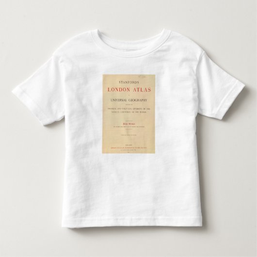 Titel Page Stanford's Londense atlas Kinder Shirts (Voorkant)