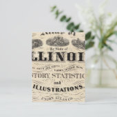 Titel Pagina Atlas van de staat Illinois Briefkaart (Staand voorkant)