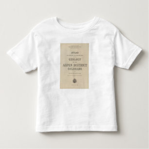 Titel Pagina-atlas voor de Geologie Kinder Shirts