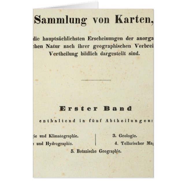 Titel Pagina Dr. Heinrich Berghaus (Voorkant)