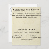 Titel Pagina Dr. Heinrich Berghaus Briefkaart (Voorkant / Achterkant)