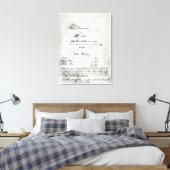 Titel pagina "La Damnation de Faust" Canvas Afdruk (Insitu (Slaapkamer))