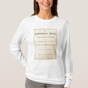 Titel Pagina Nieuwe commerciële atlas T-shirt