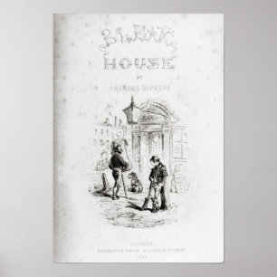 Titel pagina van "Bleak House" Poster