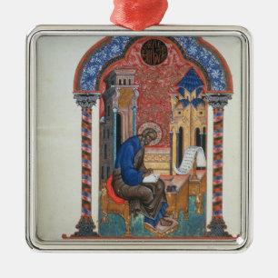 Titel pagina van de vier Gospels van Isaac Birev, Metalen Ornament