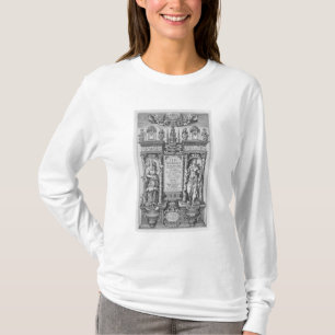 Titel Pagina van "De werken van James I", gegravee T-shirt