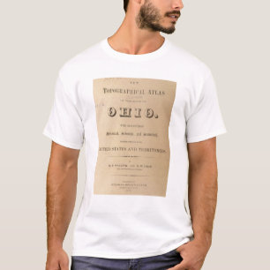 Titel Pagina van een Topografische Atlas T-shirt
