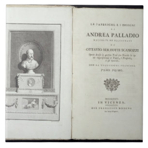 Titel pagina van "Le Fabbriche e i Disegni di Andr Tegeltje