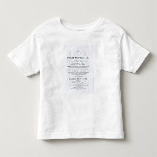 Titel pagina, van 'The Life of Samuel Johnson' Kinder Shirts