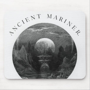 Titel pagina van 'The Rime of the Ancient Mariner' Muismat