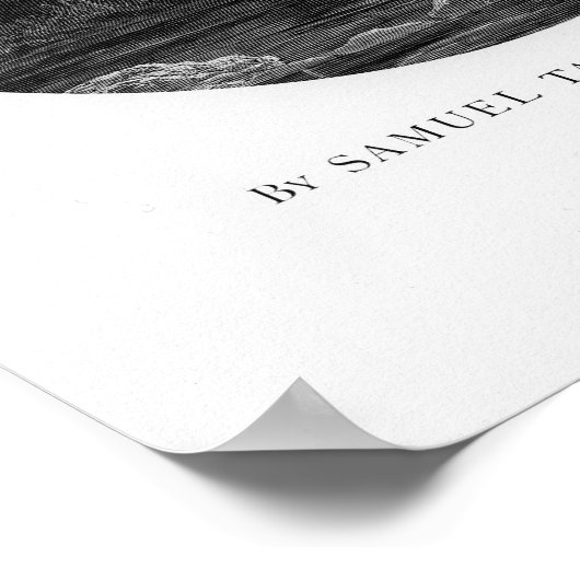 Titel pagina van 'The Rime of the Ancient Mariner' Poster (Hoek)