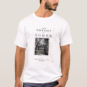Titel pagina voor 'The Odyssey' door Homer T-shirt