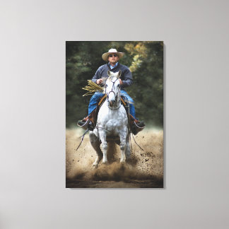 TITEL: " QUICK STOP " Uitgerekte canvas Print