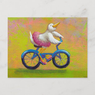 Titel:  Riding op overweging - PERSONALIZE IT Briefkaart