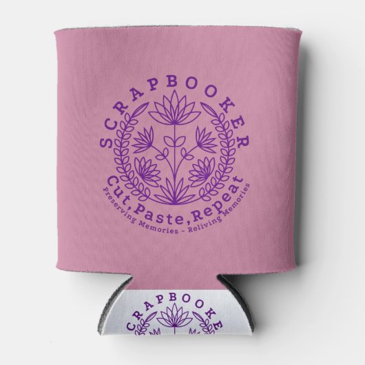 Titel: "Scrapbookers - knippen, plakken en herhale Blikjeskoeler (Voorkant)