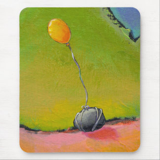 Titel:  Tied - leuke ballonkunst op de grond Muismat