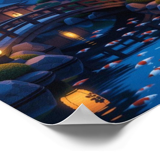 Titel: Tranquil Print, Waarde Poster Papier (mat) (Hoek)