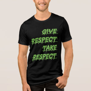 Titel: Wederzijds respect: een tweerichtingsverkee Tri-Blend Shirt