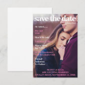 TITELBLAD TIJDSCHRIFT | SAVE THE DATE (Voorkant / Achterkant)