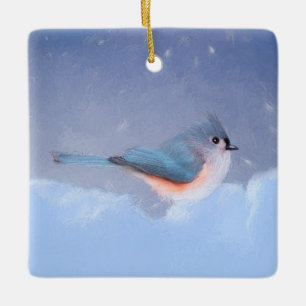 Titelmatige muisverf - Kute Original Dog Art Keramisch Ornament