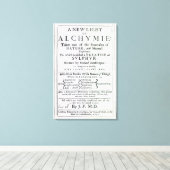 Titelpagina bij de Engelse editie Canvas Afdruk (Insitu (Houten vloer))