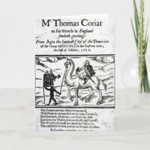 Titelpagina, Thomas Coryat's travles in India Kaart