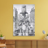 Titelpagina van 'fontein and Waterjets in the Ita' Canvas Afdruk (Insitu (Woonkamer))