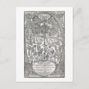 Titelpagina van 'Paradisi Sole'; Paradisus Terrest Briefkaart